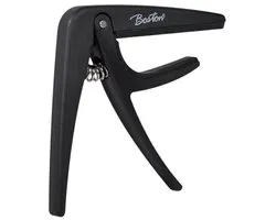 Capo - Boston BC-86-BK - Veermechanisme - Klassieke gitaar - Zwart