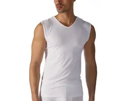 Mey Shirt col V sans manches Software Men 42537 - Blanc - XXL