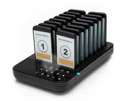 Oproepsysteem PRO - Restaurant pieper - Horeca - 500 meter - Pager - Draadloze Buzzer systeem - 16 Stuks
