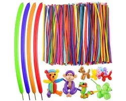 SHATCHI 100 stks Modellering Ballonnen Draaien Grote Gemengde Gekleurde Kunst Craft Kit Voor Kinderen - ShopVlot