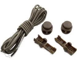Ulanax - Lock veters | Ronde Elastische Schoenveters - Elastische veters - Hardlopen | Schoenveters | Laces | Bruin Lock-veters | Ronde Elastische Schoenveters - Elastische veters - Hardlopen | Schoenveters | Laces | Bruin