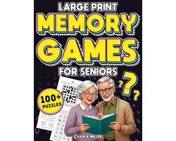 Memory Games for Seniors (Large Print)