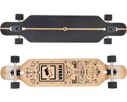 Longboard Skateboard - Cruiser Board - Transport Cruisen - 8-laags Esdoornhout Deck - 1067x235cm - Transparant