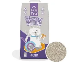 Litière agglomérante pour chat Easypets gris micro - 20L