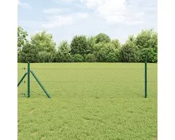 vidaXL - Hexagon - Hek - 0,4 - x - 10 - m - PVC - Groen