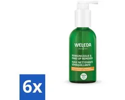 6 x WELEDA - Reini & Make‑up Remo - 150 ml - Reini - Make-up Remo - Masca Waterproof - Ingrédients Bio - Huile de noyau d'abricot