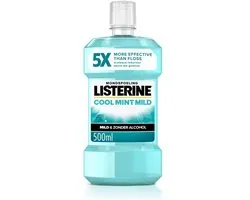 Listerine Mondwater Cool Mint Milde Smaak Alcoholvrij 500 ml