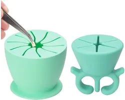 Set van 2 Stuks Scrap Metal Collector voor Vinyl Snijden, DIY Craft Tools met Silicone Zuignap en Ringen voor HTV Silhouetten