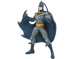 Kurt S. Adler kunststof kerstbal - dc comics batman 9cm grijs 1 stuks