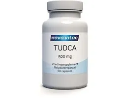 Nova Vitae | TUDCA lever supplement | 60 capsules | 500 mg per capsule | Tauroursodeoxycholzuur | Tauroursodeoxycholic acid | Galzuur | hoogste dosering