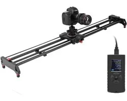Motorized Camera Slide van 120 cm voor Videomodus, Time Lapse Fotografie en Tracking Beweging voor DSLR Camera's