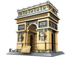 Set de construction Architecture à DIY – Maquette de Arc de Triomphe – WANGE 5223 – Bouwstenen pour Enfants et Adultes