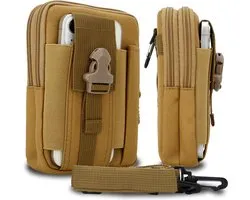 Étui adapté pour Umidigi Power 7 MAX en camouflage rose téléphone portable tactique molle EDC pochette compatible pochette d'épaule étui de ceinture militaire housse