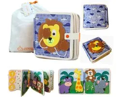 Joymaxx® Busy Board - Montessori Baby Speelgoed 1 jaar - Activiteitenboek - Sensorisch Speelgoed 6 maanden - 2 jaar- Activiteitenbord Meisjes en Jongens Speelgoed 1 jaar - Peuterspeelgoed voor in de auto