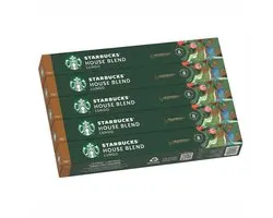 Starbucks House Blend Lungo - Multipack - 50 (5x10) Koffiecups Compatibel met Nespresso Coffee Machine