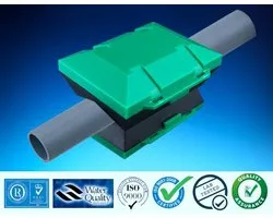 Alpine® - hét waterontharder alternatief 22 S Twin - Magnetisch antikalksysteem - kunststof leidingen - 22 mm