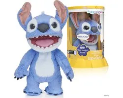 Peluche interactive Disney Stitch XL 45 cm Real FX - Wow! Stuff - Poupée animatronique Puppetronic - version de luxe 45 cm de haut - DIS-1036-01