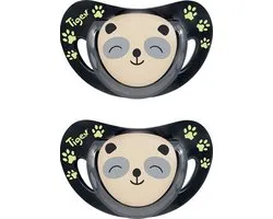 Tigex fopspen, 2 stuks, Smart Night- Physio, panda 6-18 maanden