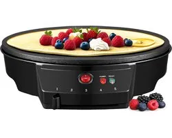 Crêpes Maker Cool-Touch-handgreep 30 cm diameter anti-aanbaklaag crêpes machine crêpesmaker galettes pannenkoeken pan crêperie 1000 Watt