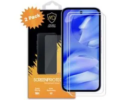 2-Pack MobyDefend Screenprotectors - Geschikt voor Google Pixel 9a - Case-Friendly Screensavers - Gehard Glas