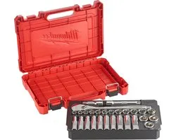 Milwaukee 1/2 Metric Socket Wrench Set 28- delig - 4932471864