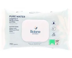 Biolane Puur Water Ongeparfumeerde Doekjes 60 Doekjes