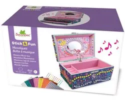 Sycomore mozaïek speelgoed muziekdoos eenhoorn creatief knutselen.