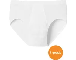 SCHIESSER Original Classics sportslip (1-pack) - Doppelripp met gulp - wit