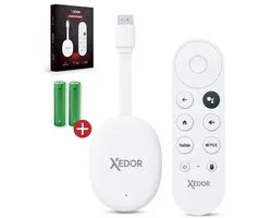Xedor® Streamr - Android TV Box - 4K TV Stick - Streaming Box - TV Dongle - 16GB - WiFi 6 - Android 12 - Netflix, YouTube, Prime Video, Disney+ & Videoland - Wit