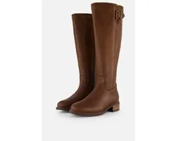 Bottes hautes Cellini en nubuck marron - Taille 39