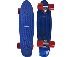 Cruiser Skateboard - Move Old School Retro Board 22 Blue - blauw - 55cm