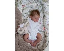 pop van 48,4 cm (19 inch) meisje heeft het zachtste lichaam levensechte slapende babypoppen siliconen reborn baby speelgoed cadeau