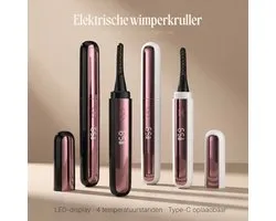 PureLife Elektrische Wimperkruller - Verwarmde Wimperkruller - Wimperlift - Wimperkrultang - Oplaadbare Eyelash Curler