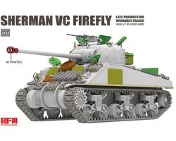 Rye Field Model Modelbouwpakket Militaire voertuigen - 5153 Sherman VC Firefly - Late Productie - Britse Tank Plastic - 1:35 - Modelbouw