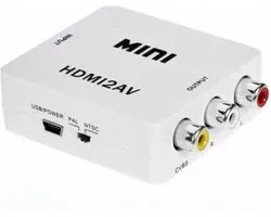 Convertisseur HDMI vers Tulip AV - Adaptateur de câble audio-vidéo composite HDMI vers RCA