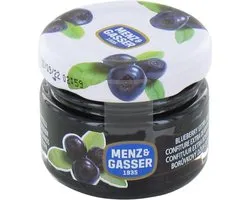 Menz & Gasser Prima Frutta Extra jam bosbes 24 potjes x 28 gram