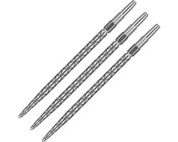 Target Darts Diamond Pro Swiss Point Dartpunten - 30mm Zilver - Stalen Dart Tips met Laser Etching - Verwisselbaar Systeem - Compatibel met Swiss Point Barrels - Set van 3 Stuks