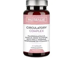 Nutralie Circulatory Complex - 60 Capsules - Bloedcirculatie Supplementen - Mannen en Vrouwen - Vitamine C, Diosmine & Hesperidine - Ondersteunt Benen
