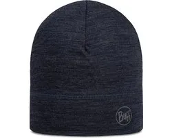 BUFF® Merino Lightweight Beanie SOLID NIGHT BLUE - Muts