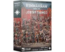 Chaos Space Marines - Warhammer 40k Set - Miniature Wargaming - Complete Combat Patrol - 28.3495 Grams - Multicolour