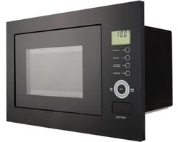 MPM - Inbouw Microgolfoven - Combi Oven - Stoomreiniging - 11 programma's - 25 liter - Max. 1100W - Zwart