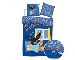 Bing Housse de couette woooh bleu 140 X 200 Cm