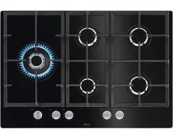 AEG HKB75820NB - 949631020 Zwart Ingebouwd 75 cm Gaskookplaat 5 zone(s)