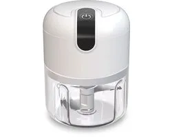 Hakmolen electrisch - USB oplaadbal - Mini Portable Chopper - 250ml - wit