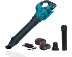 Souffleur de feuilles sans fil CraftRoot – Souffleur de feuilles électrique sans fil avec 2 batteries de 4,0 Ah – Puissant et compact – 200 km/h – 21 000 tr/min