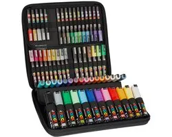 POSCA Verfmarker Set - 60 Stuks - in Handige Koffer