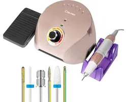 Clavier Nagelfrees Machine Voor Professionele Manicure & Pedicure 65W #FX600 Rose Gold