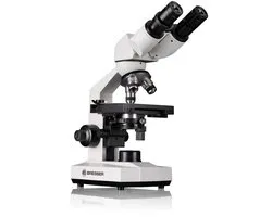 Bresser Erudit Basic Bino Microscoop 40x-400x – Binoculair, LED Verlichting, Smartphone Adapter & Koffer – Voor School & Hobby