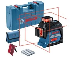 Lijnlaser GLL 3-80 4 x AA batterijen + richtplaat + etui