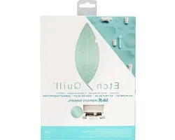 Etch Quill Starter Kit - Graveer Set - Decoratie Maken - Met Aluminium Sjabloon - Eén Maat - Alu Criss Cross
